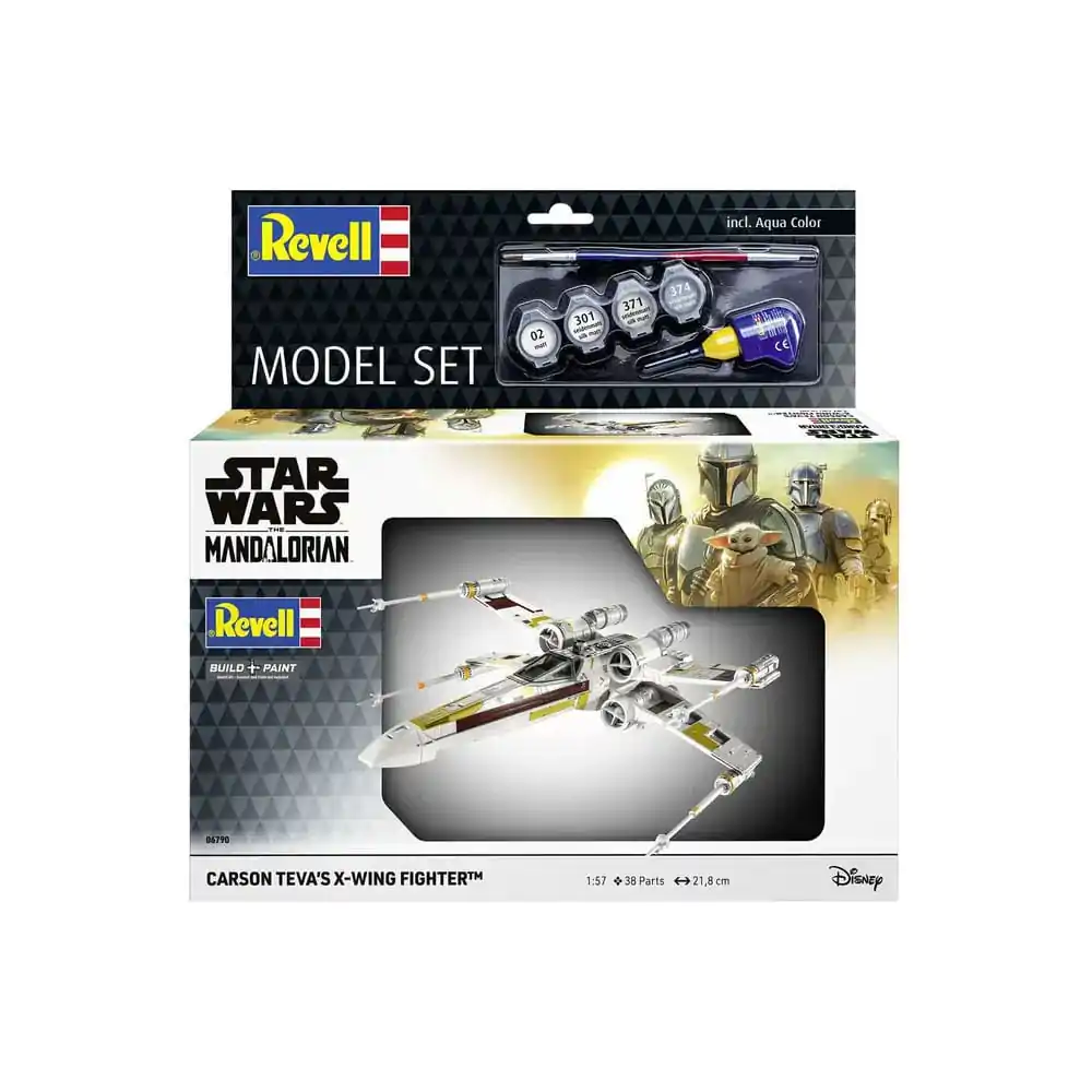 Star Wars Model Kit z osnovnimi dodatki 1/57 Carson Teva's X-Wing Fighter 22 cm fotografija izdelka