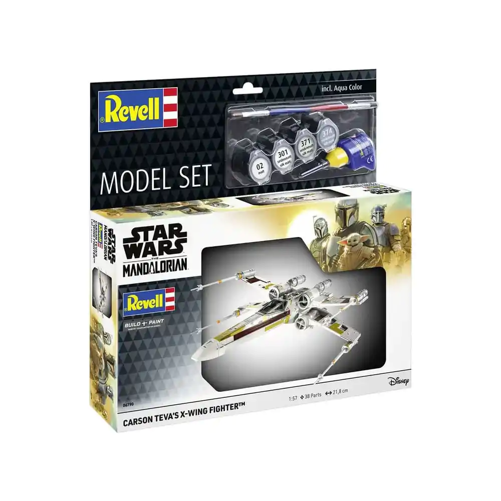 Star Wars Model Kit z osnovnimi dodatki 1/57 Carson Teva's X-Wing Fighter 22 cm fotografija izdelka