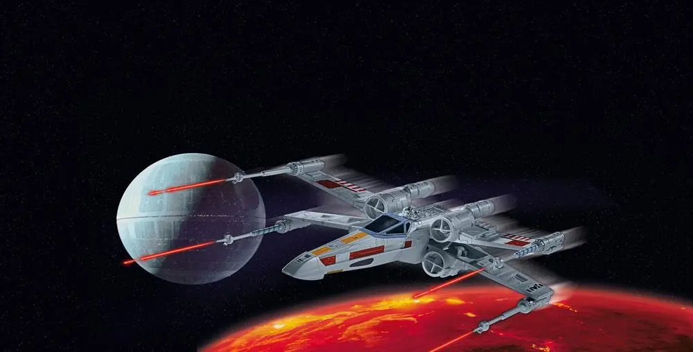 Star Wars Modelarski Komplet 1/57 X-wing Fighter 22 cm fotografija izdelka