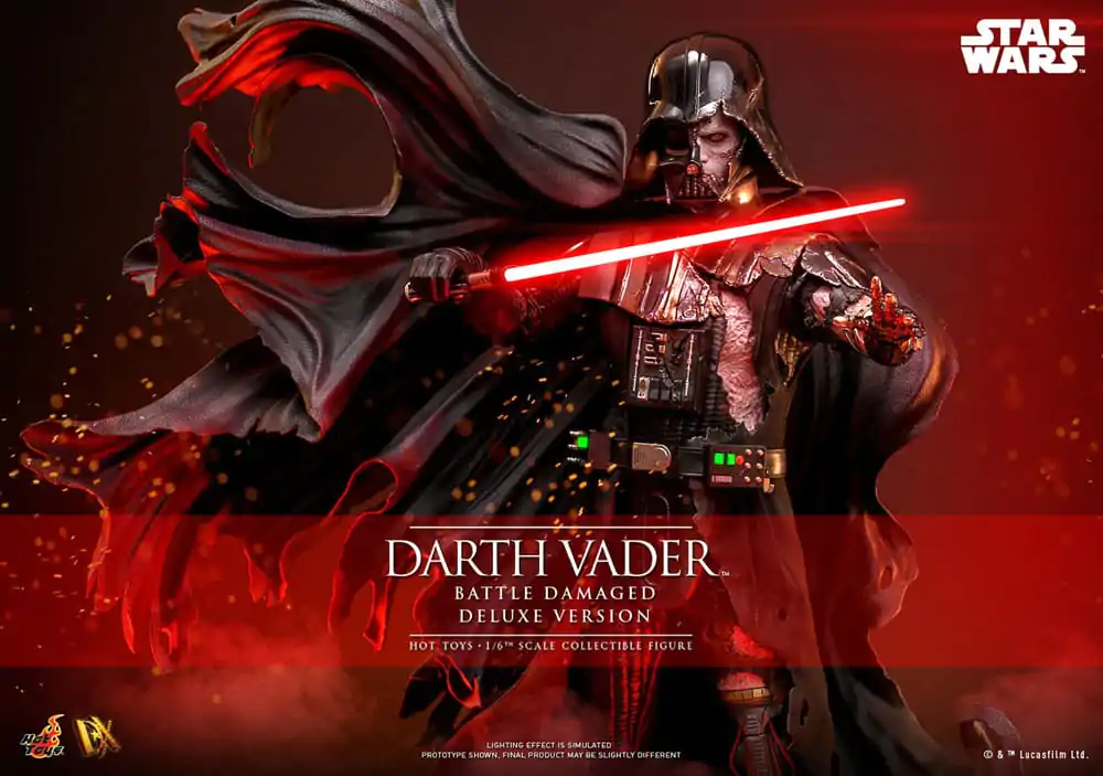 Akcijska figura Star Wars 1/6 Darth Vader (Battle Damaged) Deluxe Version 35 cm fotografija izdelka