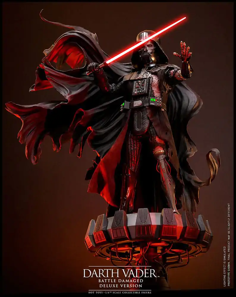 Akcijska figura Star Wars 1/6 Darth Vader (Battle Damaged) Deluxe Version 35 cm fotografija izdelka