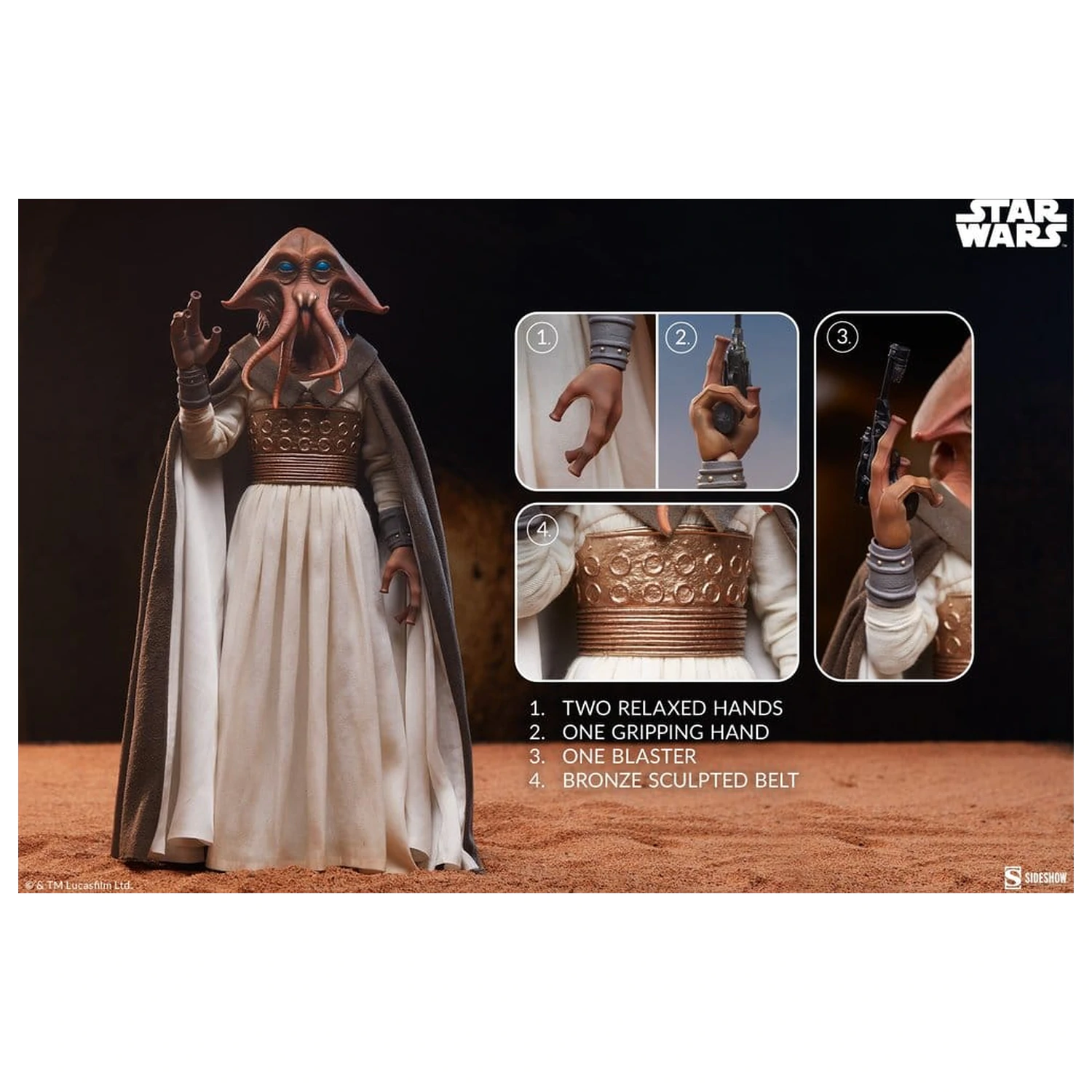 Star Wars figurica 1/6 Tessek 32 cm fotografija izdelka
