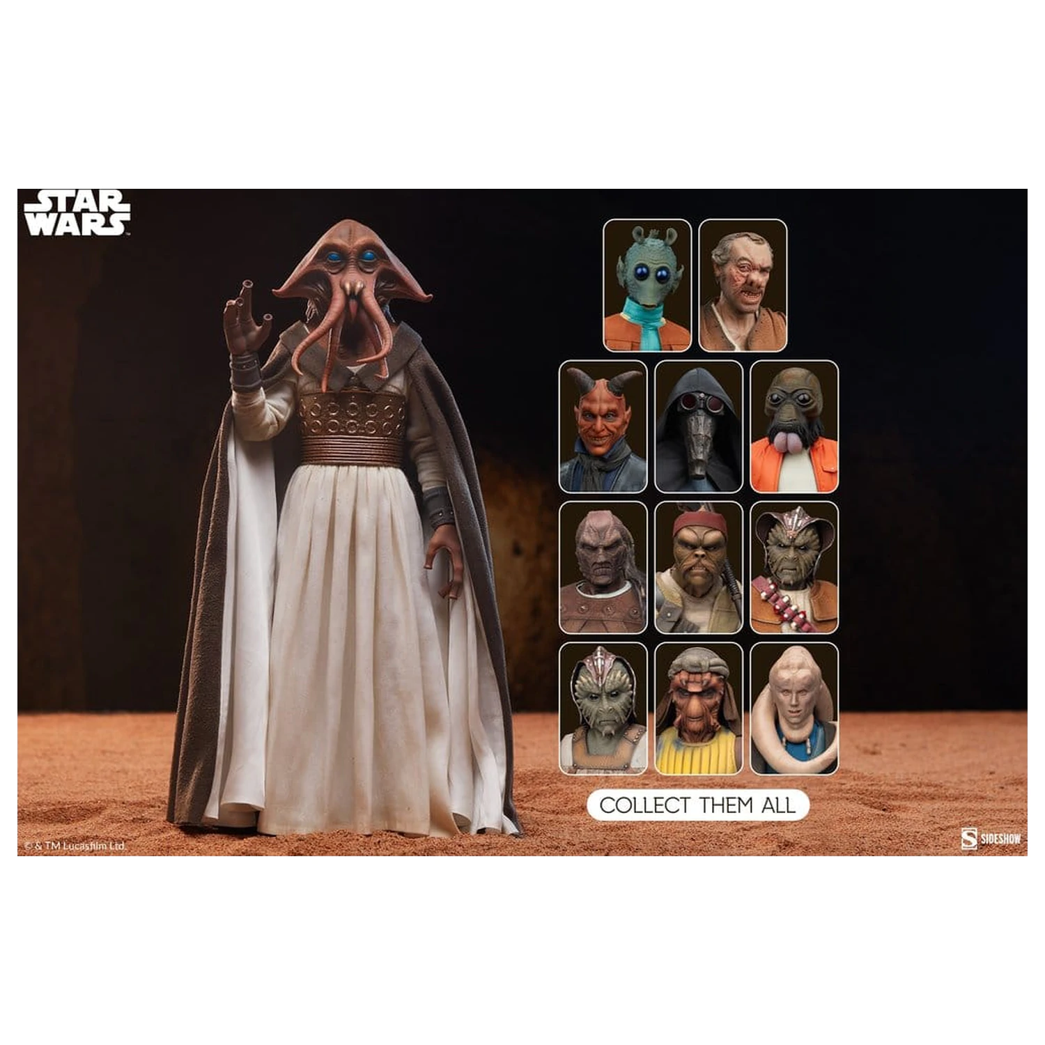 Star Wars figurica 1/6 Tessek 32 cm fotografija izdelka