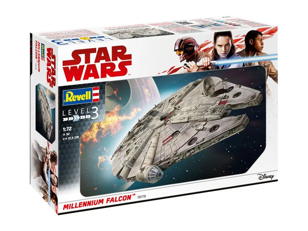 Star Wars Komplet modelov 1/72 Millennium Falcon 38 cm fotografija izdelka