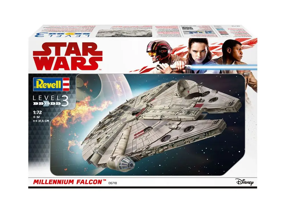 Star Wars Komplet modelov 1/72 Millennium Falcon 38 cm fotografija izdelka