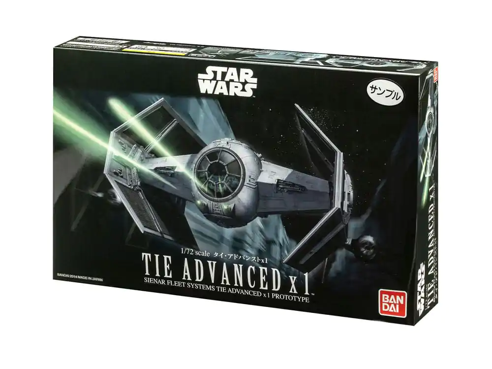Star Wars model komplet 1/72 TIE Advanced x1 10 cm fotografija izdelka