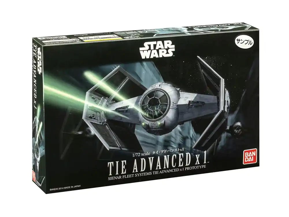 Star Wars model komplet 1/72 TIE Advanced x1 10 cm fotografija izdelka