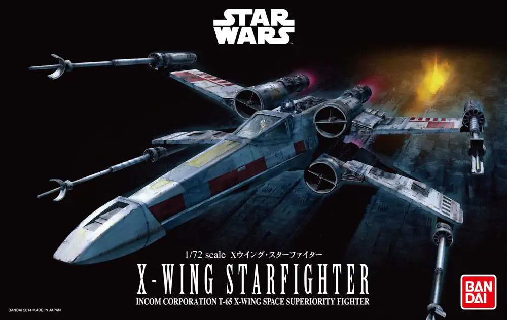 Star Wars plastični model komplet 1/72 X-Wing Starfighter fotografija izdelka