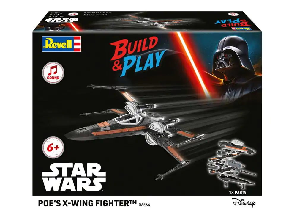 Star Wars model komplet 1/78 Poe's X-Wing Fighter 22 cm fotografija izdelka