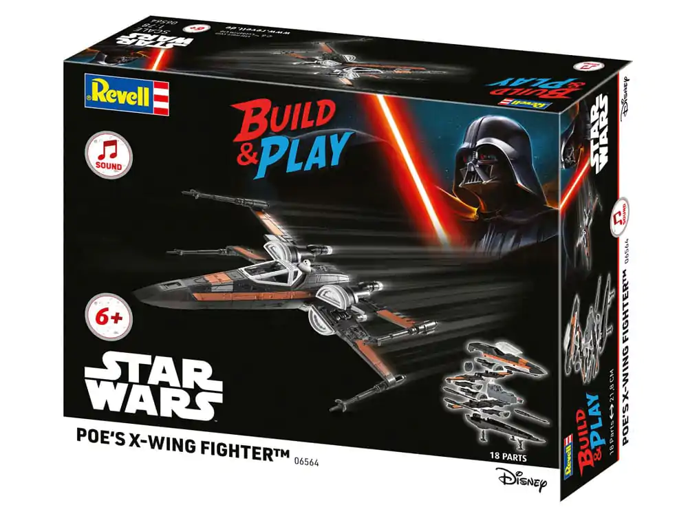 Star Wars model komplet 1/78 Poe's X-Wing Fighter 22 cm fotografija izdelka
