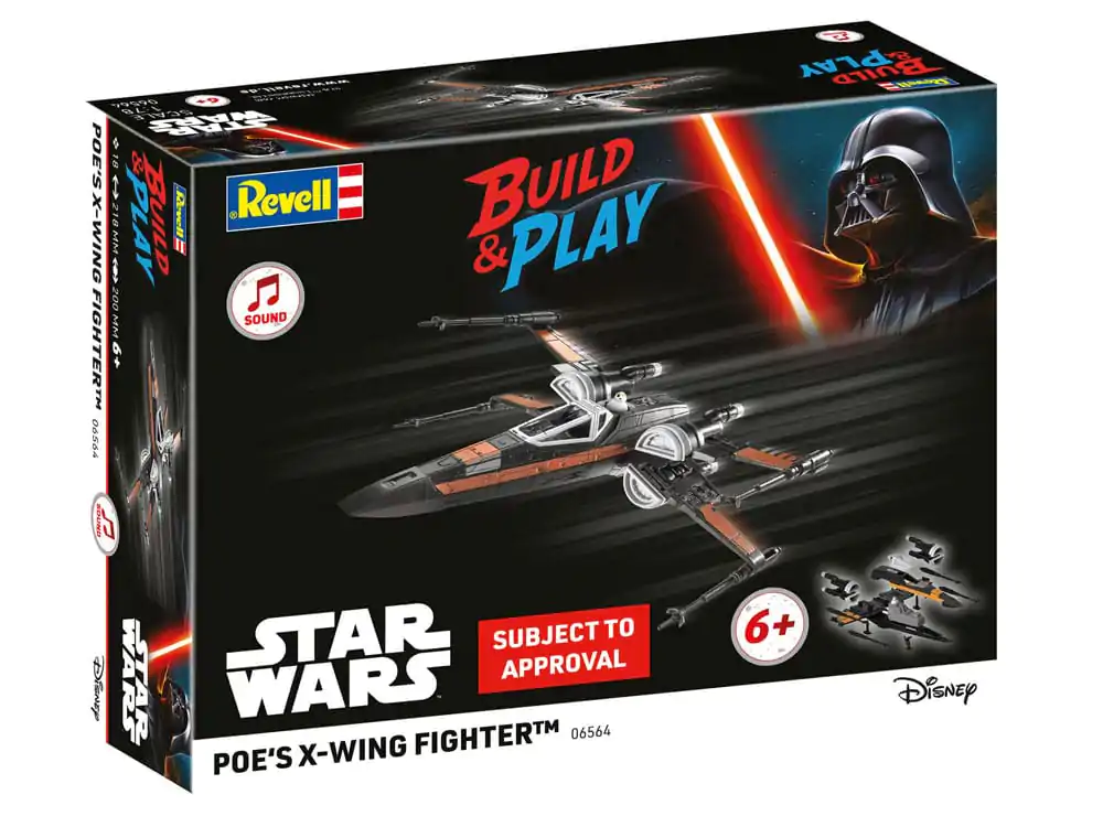Star Wars model komplet 1/78 Poe's X-Wing Fighter 22 cm fotografija izdelka