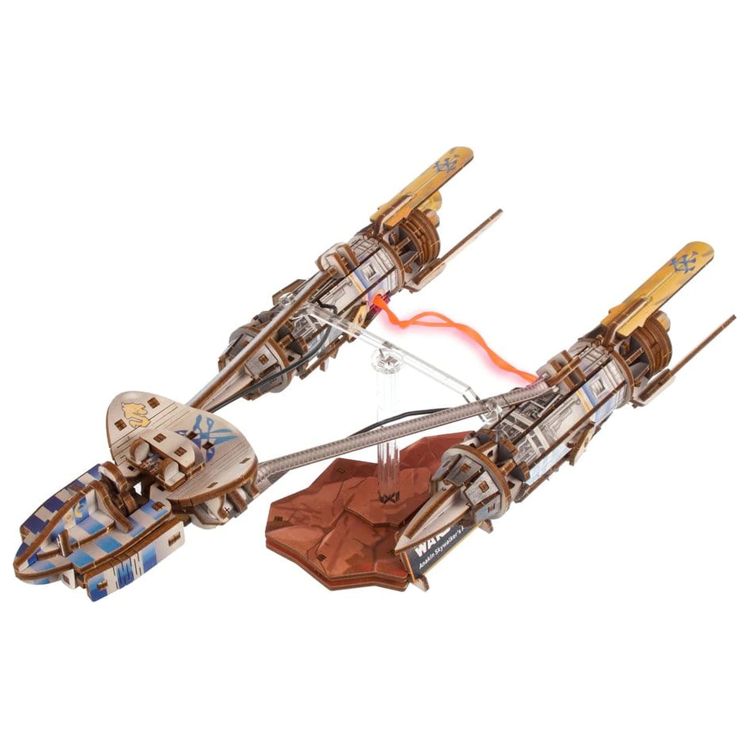 Star Wars 3D lesena sestavljanka Anakin Skywalker's Podracer fotografija izdelka