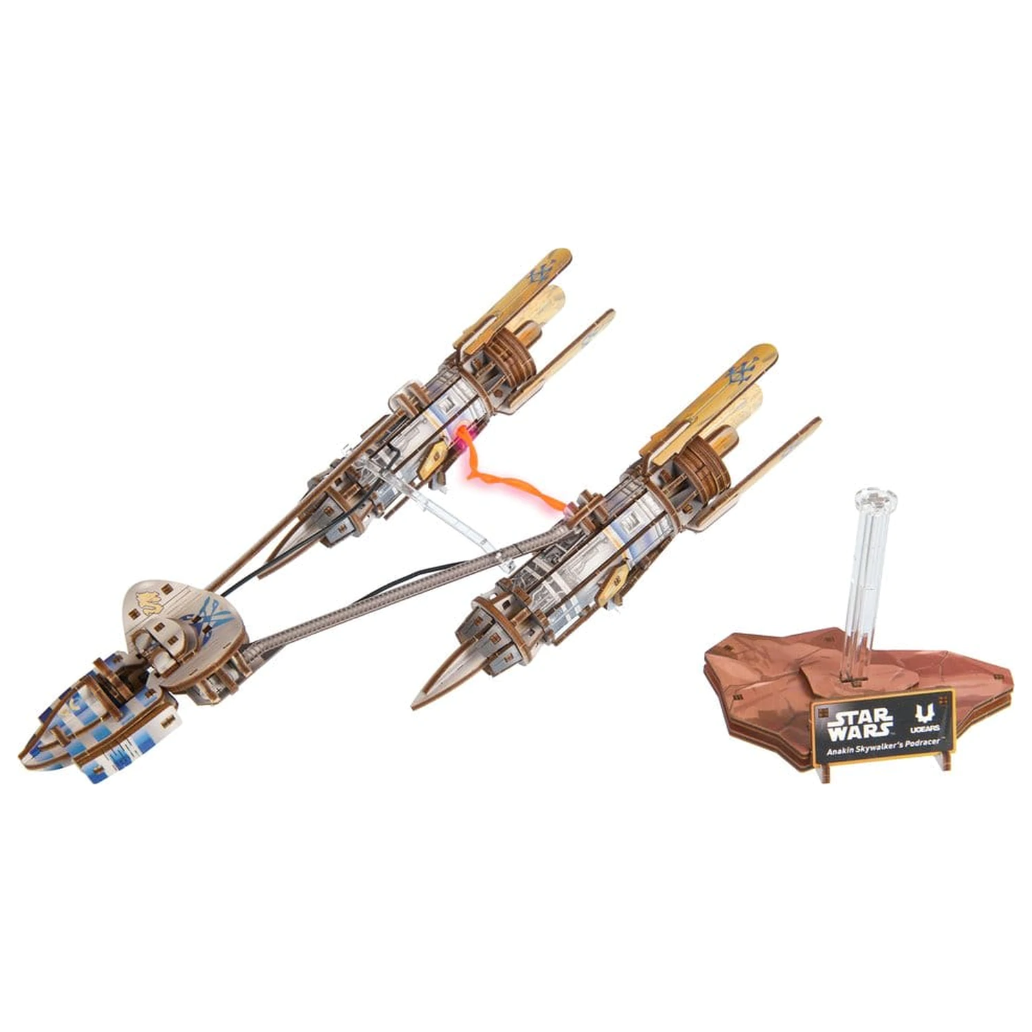 Star Wars 3D lesena sestavljanka Anakin Skywalker's Podracer fotografija izdelka