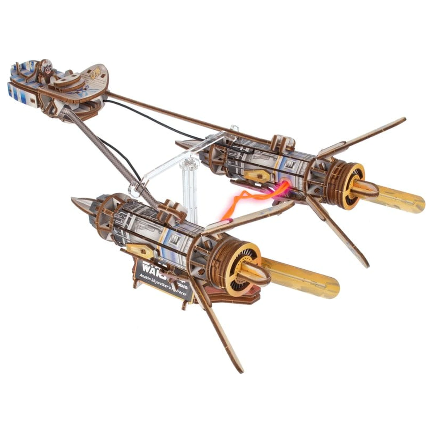 Star Wars 3D lesena sestavljanka Anakin Skywalker's Podracer fotografija izdelka