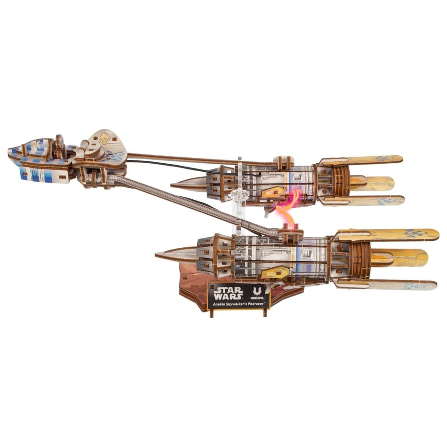 Star Wars 3D lesena sestavljanka Anakin Skywalker's Podracer fotografija izdelka