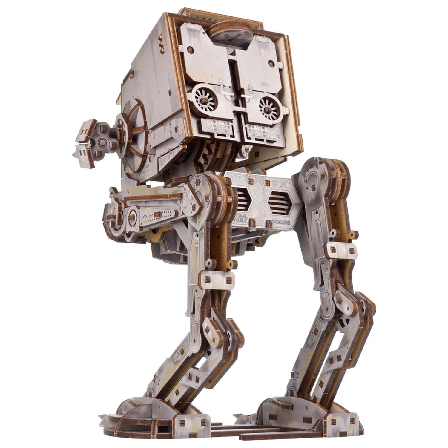 Star Wars 3D lesena sestavljanka AT-ST Walker fotografija izdelka