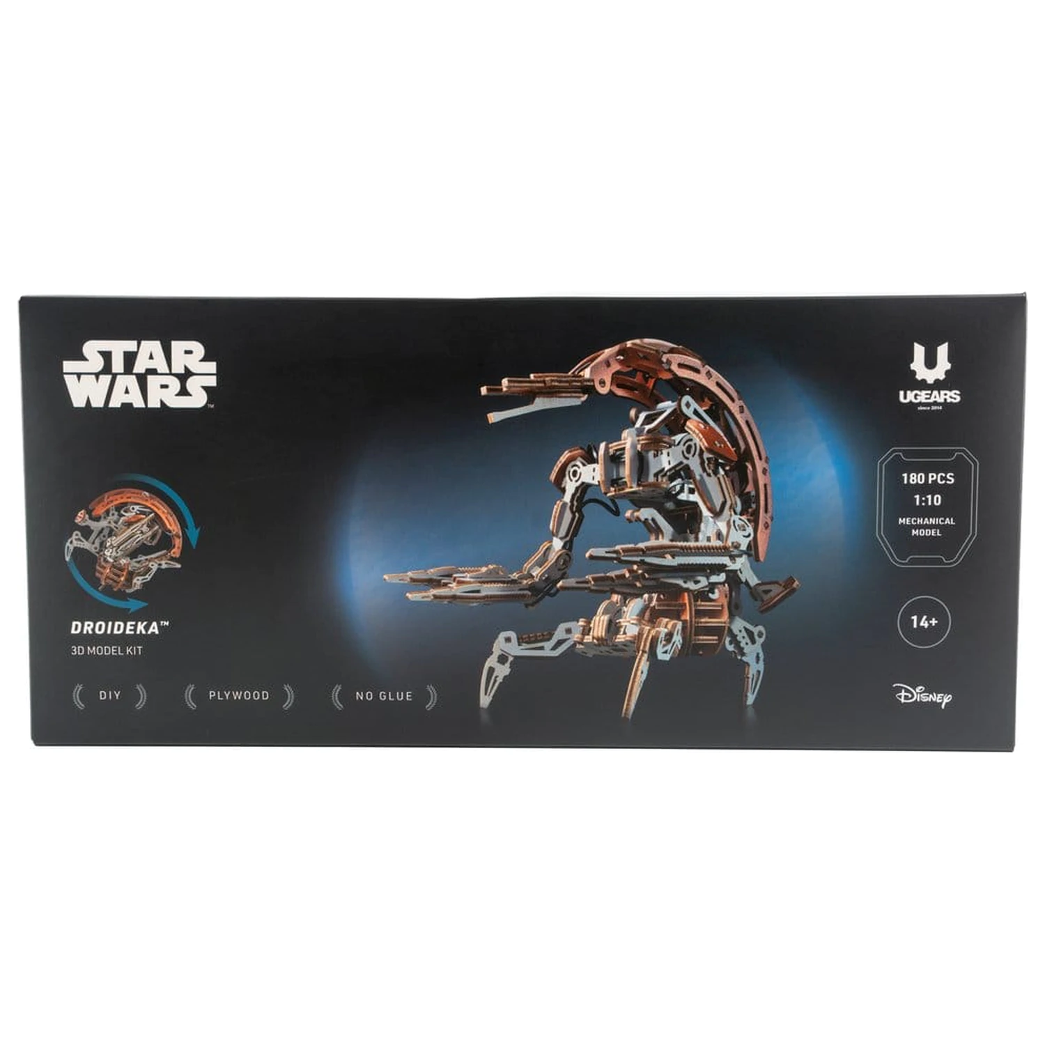 Star Wars 3D lesena sestavljanka Droideka fotografija izdelka