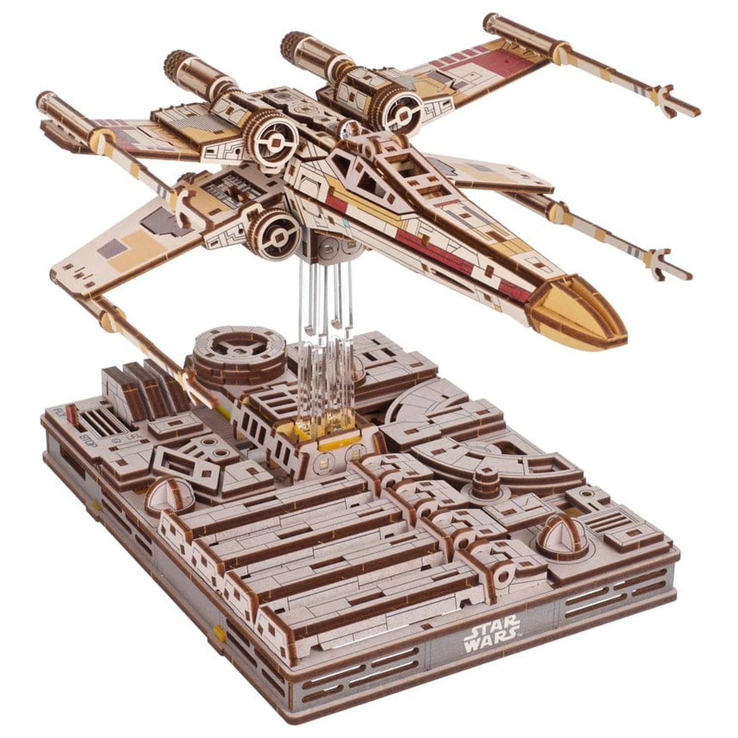 Star Wars 3D lesena sestavljanka Luke Skywalker's X-Wing Starfighter fotografija izdelka