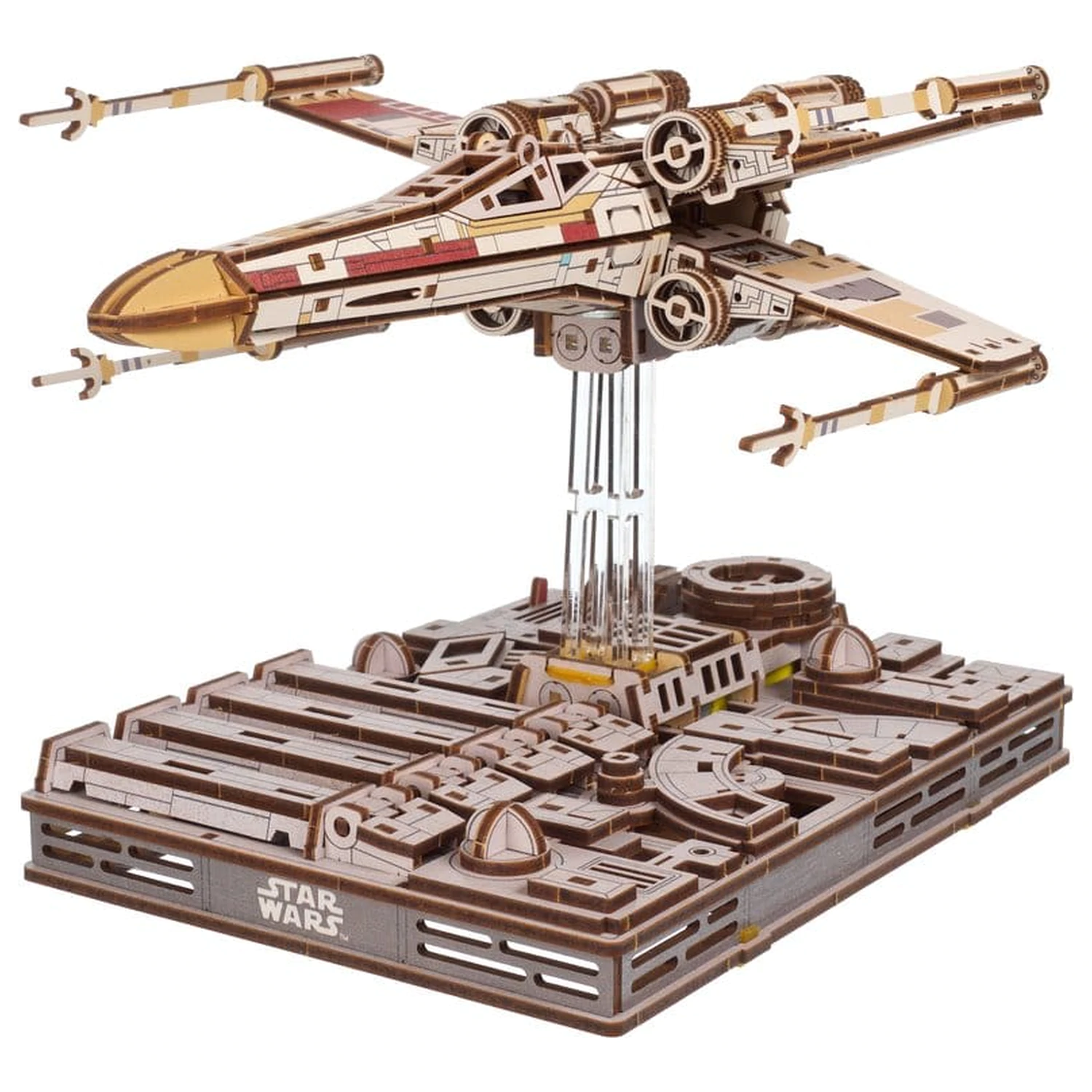 Star Wars 3D lesena sestavljanka Luke Skywalker's X-Wing Starfighter fotografija izdelka