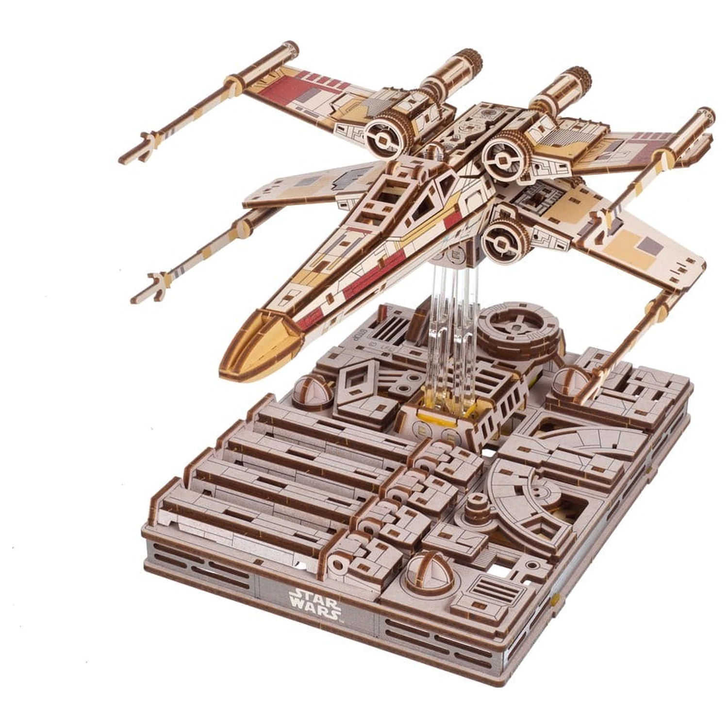 Star Wars 3D lesena sestavljanka Luke Skywalker's X-Wing Starfighter fotografija izdelka
