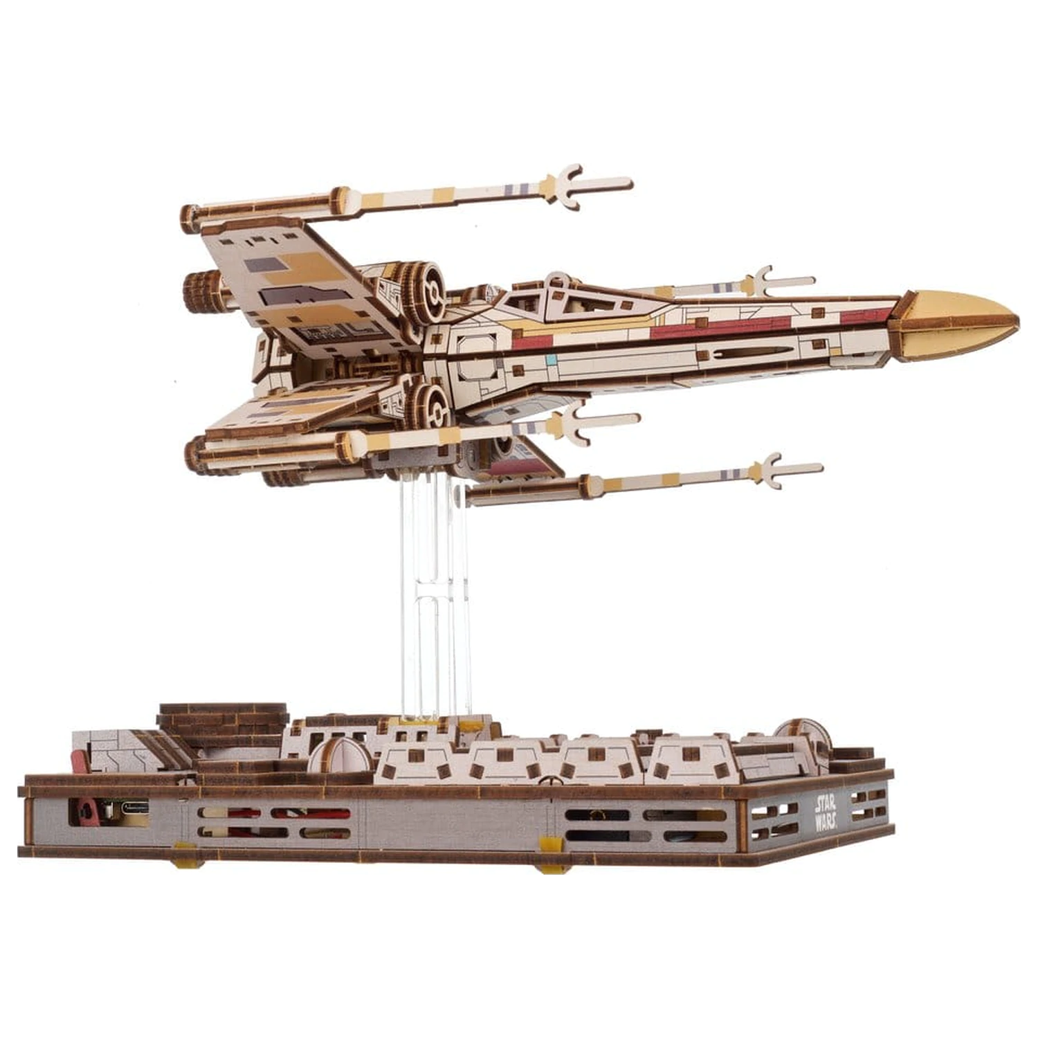 Star Wars 3D lesena sestavljanka Luke Skywalker's X-Wing Starfighter fotografija izdelka