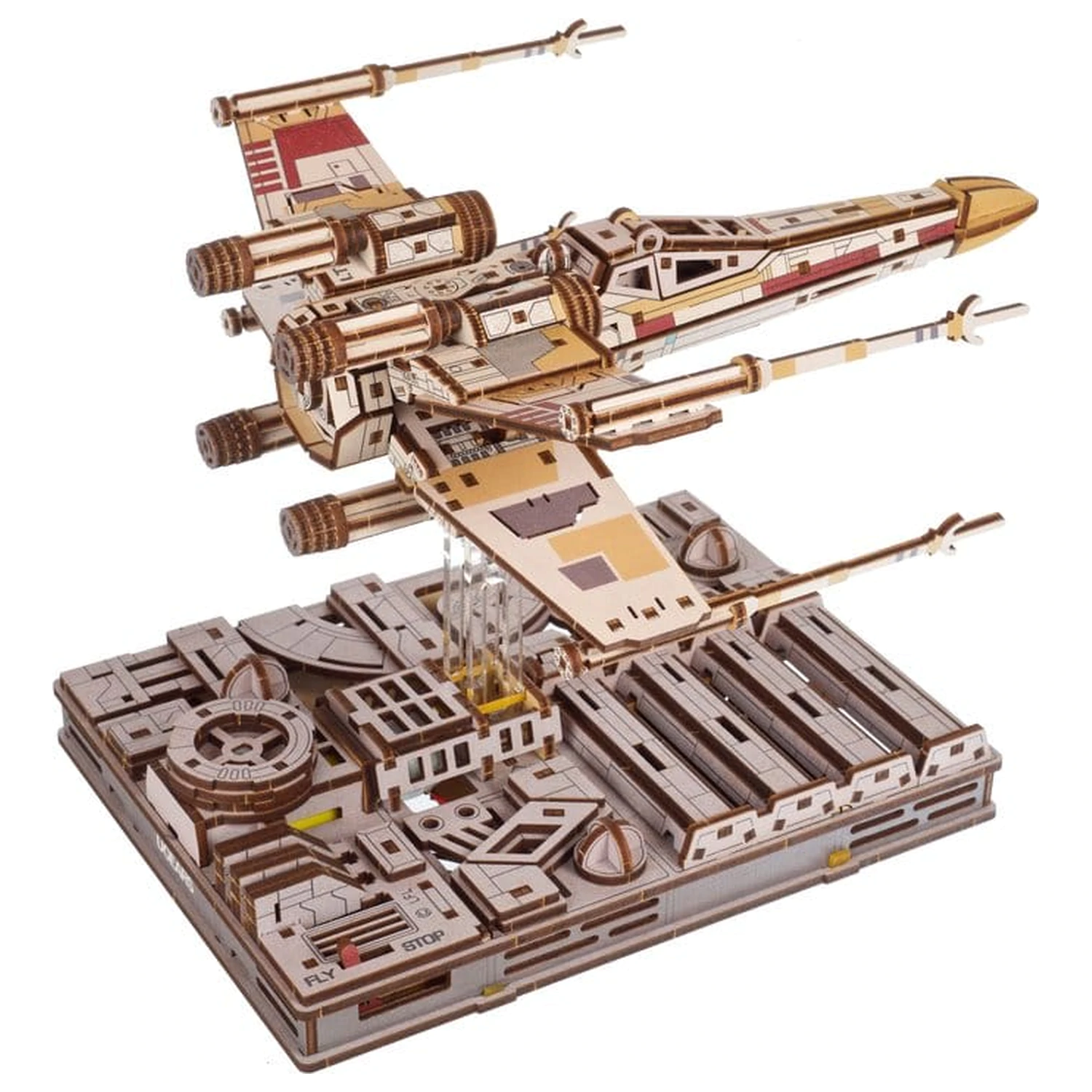 Star Wars 3D lesena sestavljanka Luke Skywalker's X-Wing Starfighter fotografija izdelka