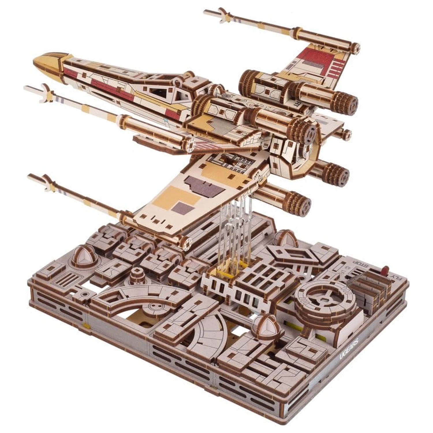 Star Wars 3D lesena sestavljanka Luke Skywalker's X-Wing Starfighter fotografija izdelka