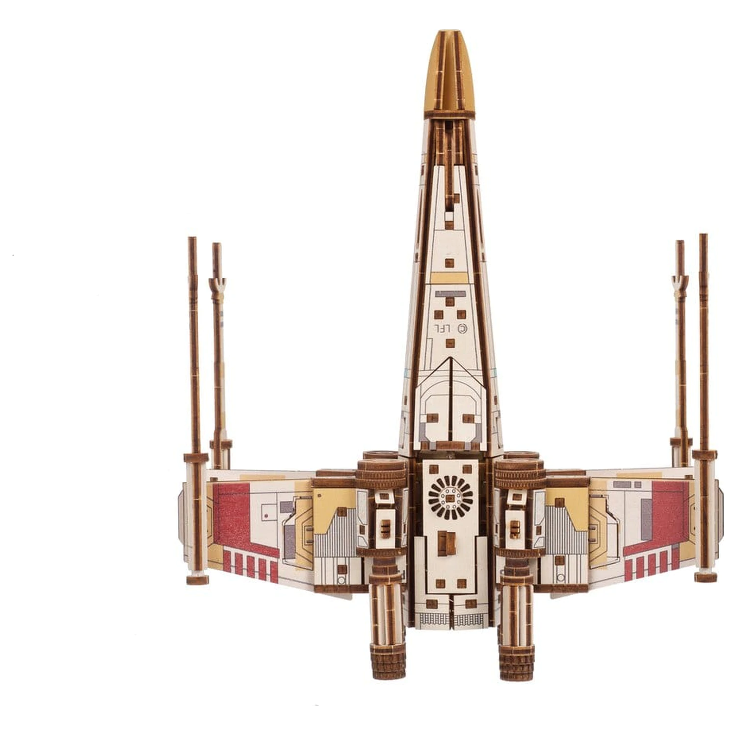 Star Wars 3D lesena sestavljanka Luke Skywalker's X-Wing Starfighter fotografija izdelka