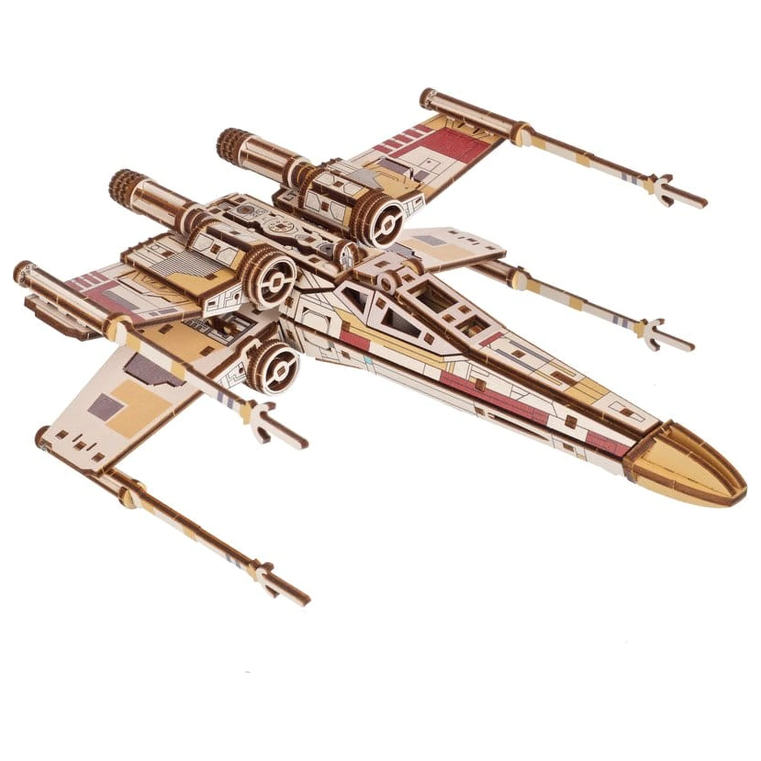 Star Wars 3D lesena sestavljanka Luke Skywalker's X-Wing Starfighter fotografija izdelka