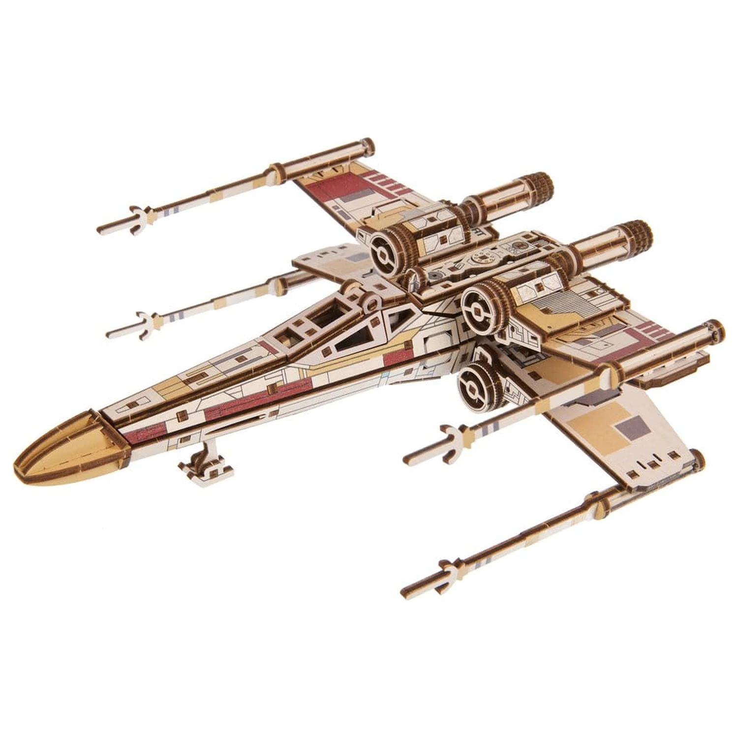 Star Wars 3D lesena sestavljanka Luke Skywalker's X-Wing Starfighter fotografija izdelka