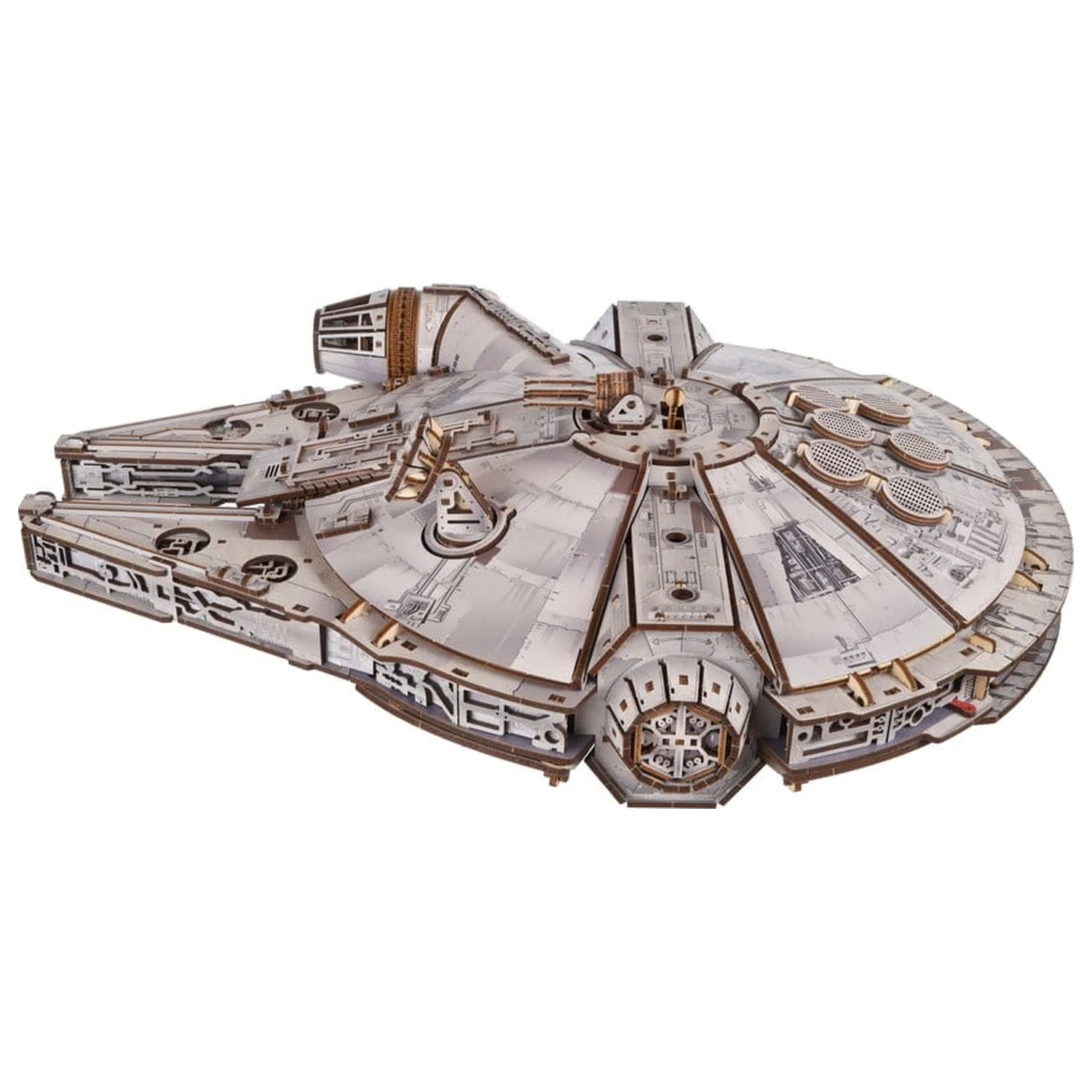 Star Wars 3D lesena sestavljanka Millennium Falcon fotografija izdelka