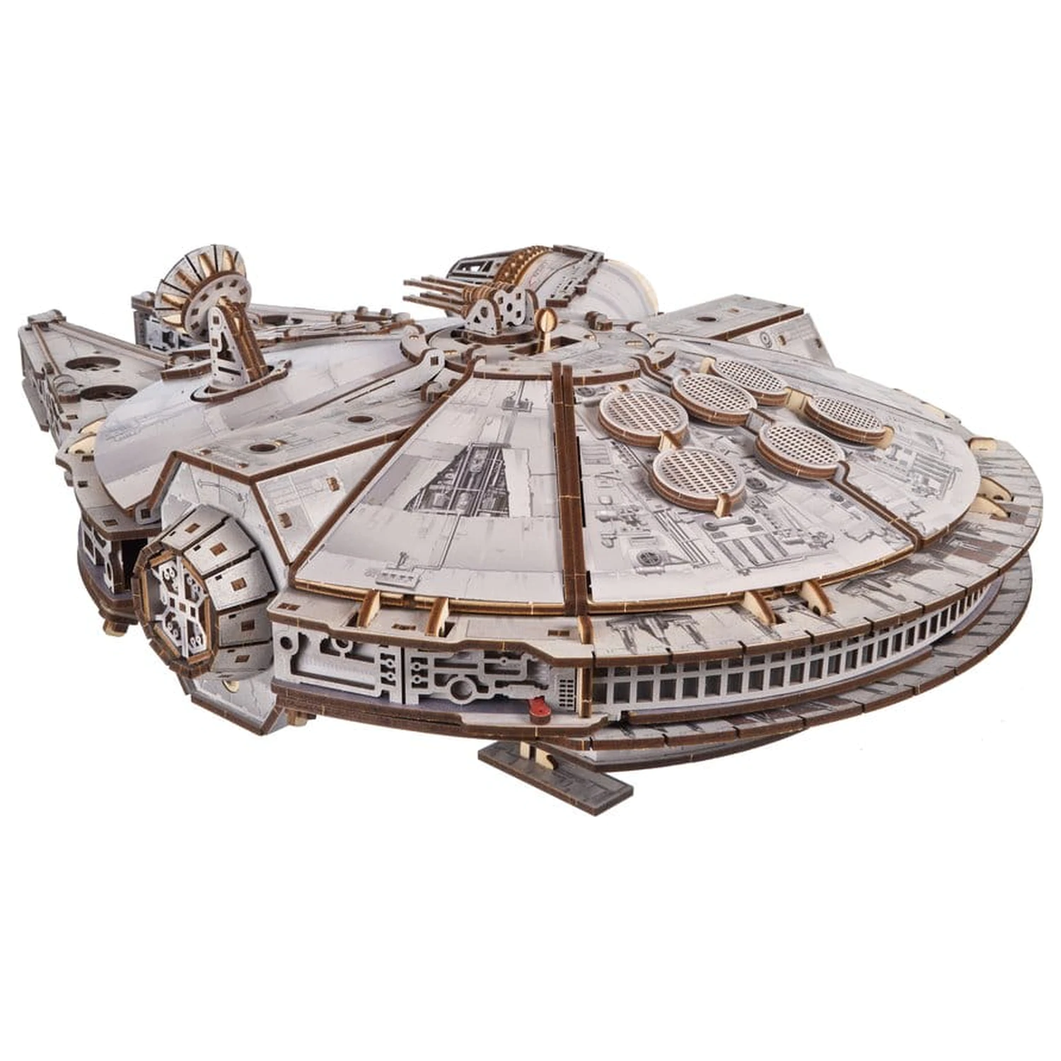 Star Wars 3D lesena sestavljanka Millennium Falcon fotografija izdelka