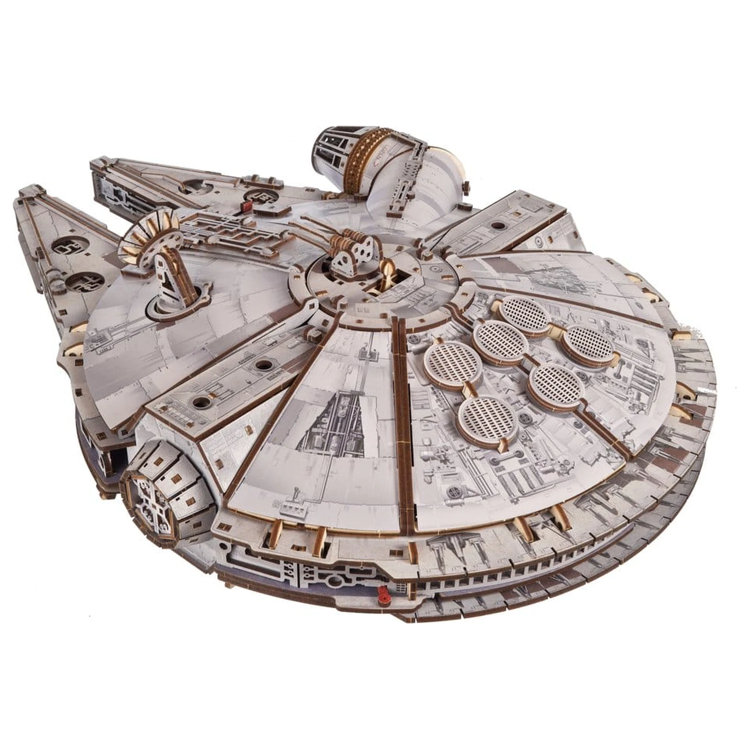 Star Wars 3D lesena sestavljanka Millennium Falcon fotografija izdelka