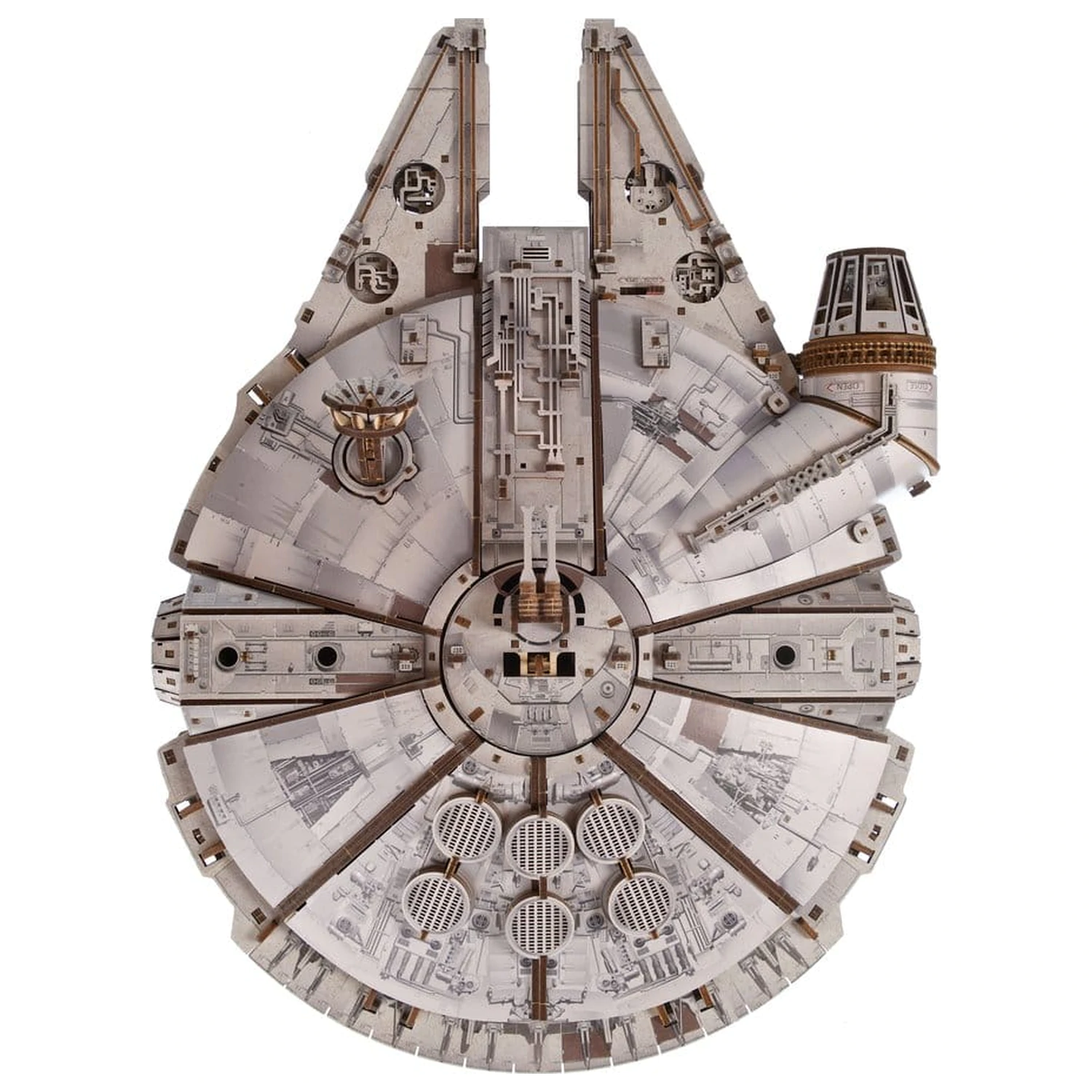 Star Wars 3D lesena sestavljanka Millennium Falcon fotografija izdelka