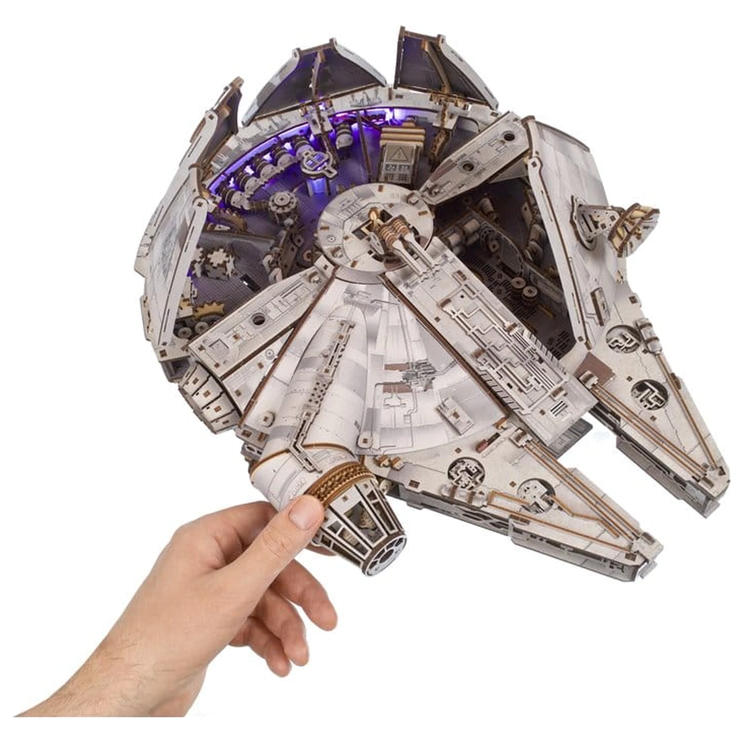 Star Wars 3D lesena sestavljanka Millennium Falcon fotografija izdelka