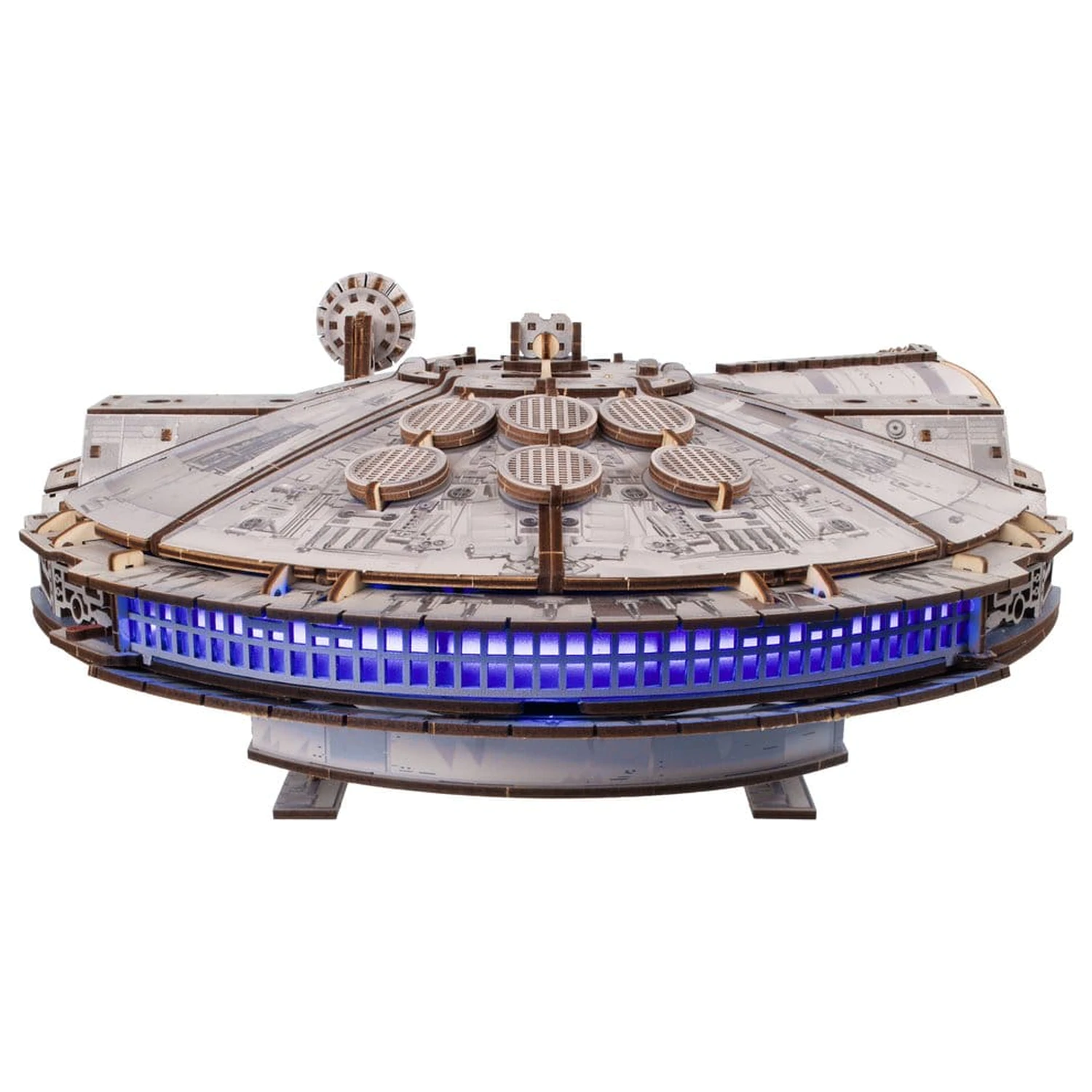 Star Wars 3D lesena sestavljanka Millennium Falcon fotografija izdelka