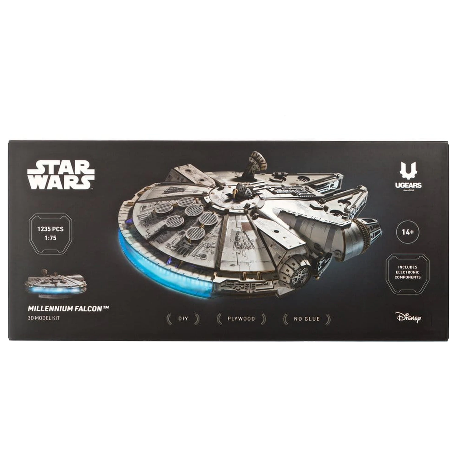 Star Wars 3D lesena sestavljanka Millennium Falcon fotografija izdelka