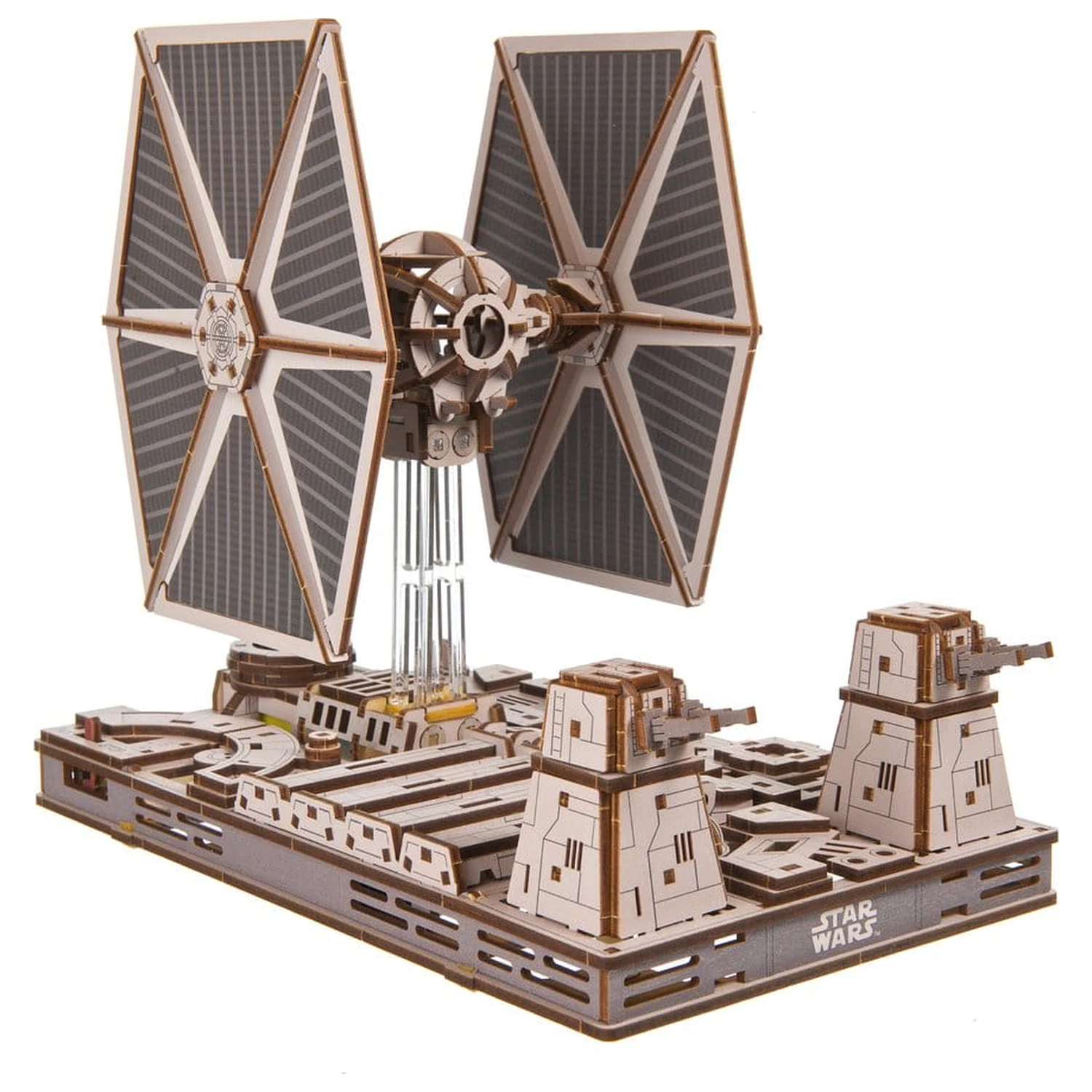Star Wars 3D lesena sestavljanka TIE Fighter fotografija izdelka