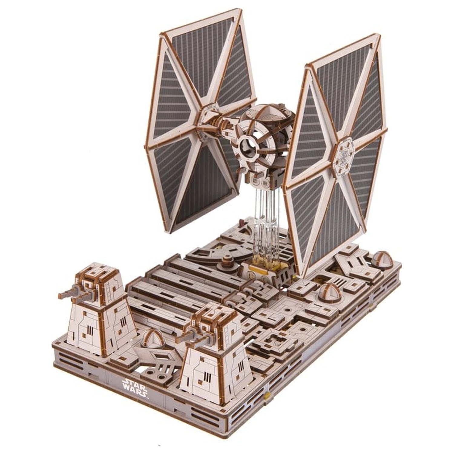 Star Wars 3D lesena sestavljanka TIE Fighter fotografija izdelka