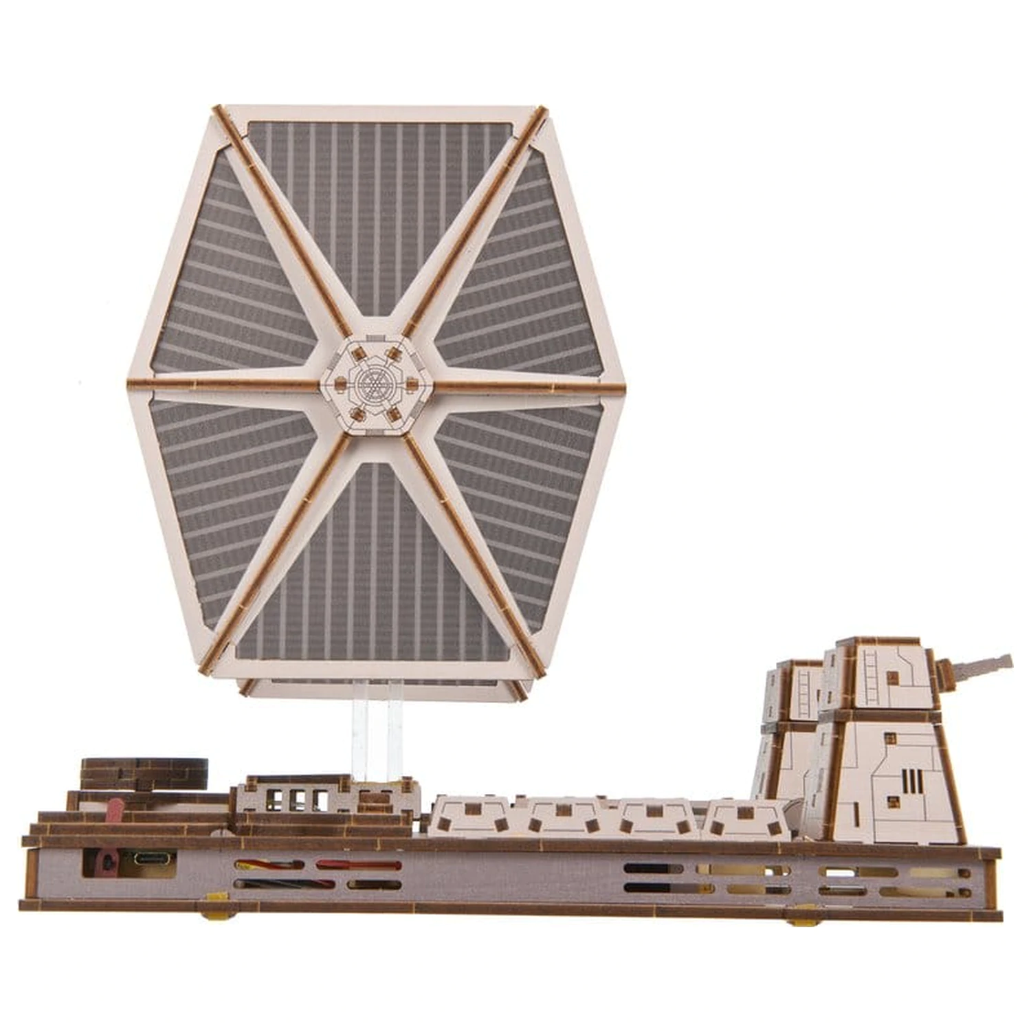 Star Wars 3D lesena sestavljanka TIE Fighter fotografija izdelka