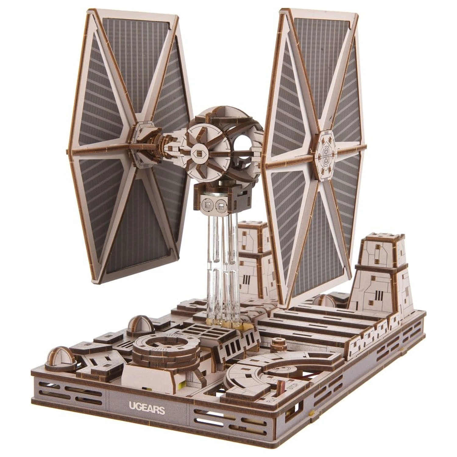 Star Wars 3D lesena sestavljanka TIE Fighter fotografija izdelka