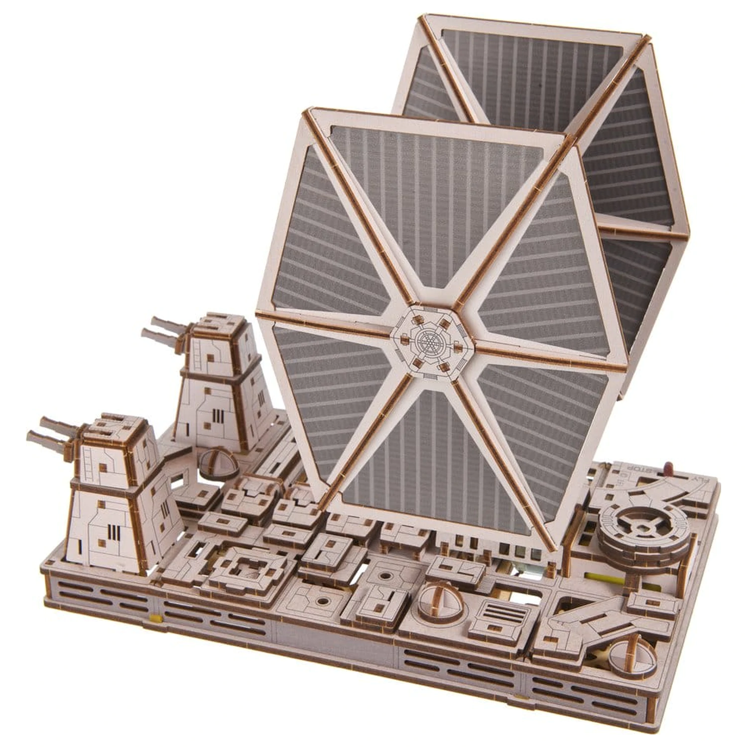 Star Wars 3D lesena sestavljanka TIE Fighter fotografija izdelka