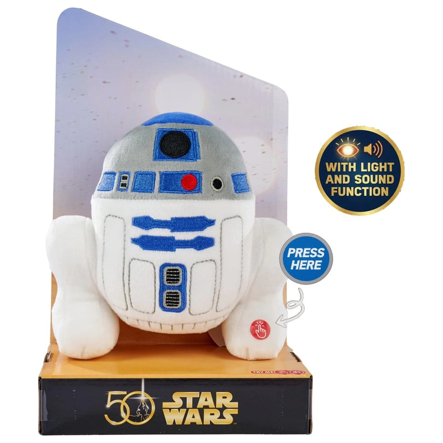 Star Wars 50th plišasta figura R2-D2 16 cm fotografija izdelka
