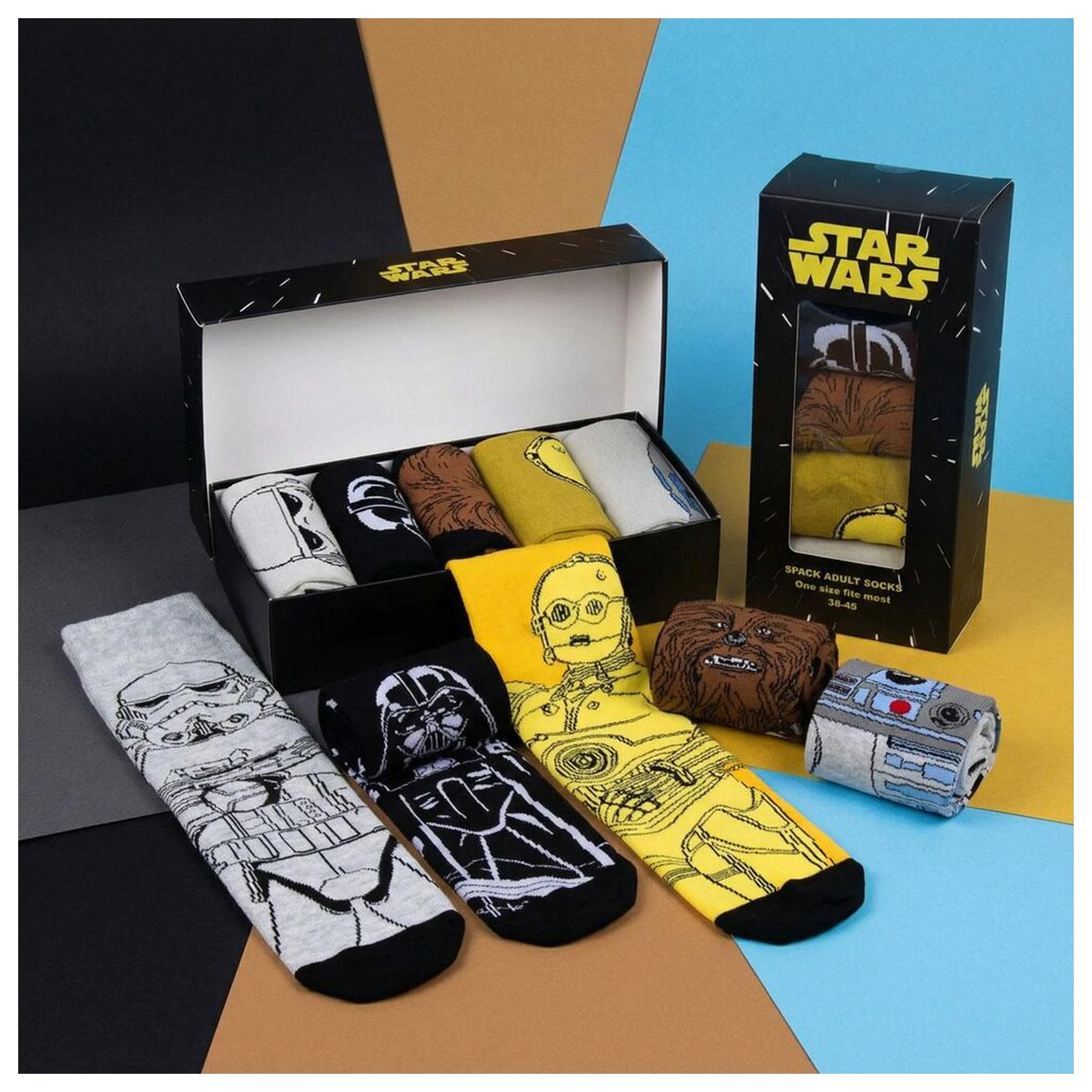 Star Wars odrasli paket 5 nogavic fotografija izdelka