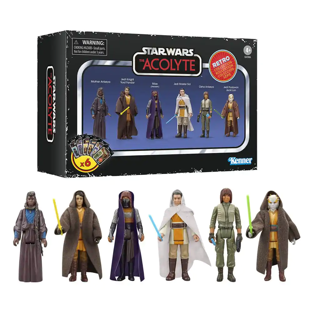 Star Wars: Acolyte Retro Collection Akcijske figure 6-paket 10 cm fotografija izdelka