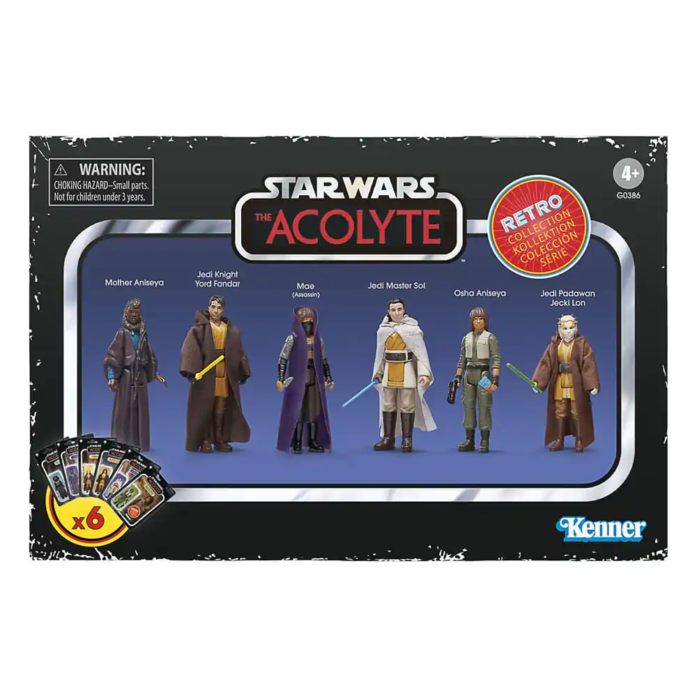 Star Wars: Acolyte Retro Collection Akcijske figure 6-paket 10 cm fotografija izdelka