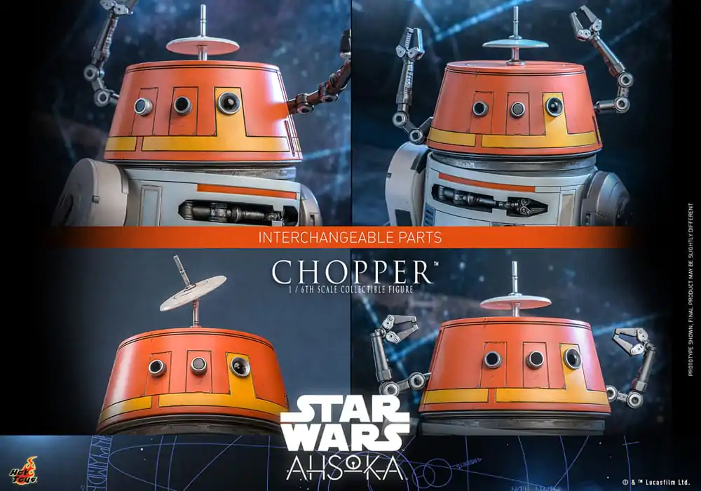 Star Wars: Ahsoka Akcijska Figura 1/6 Chopper 18 cm fotografija izdelka