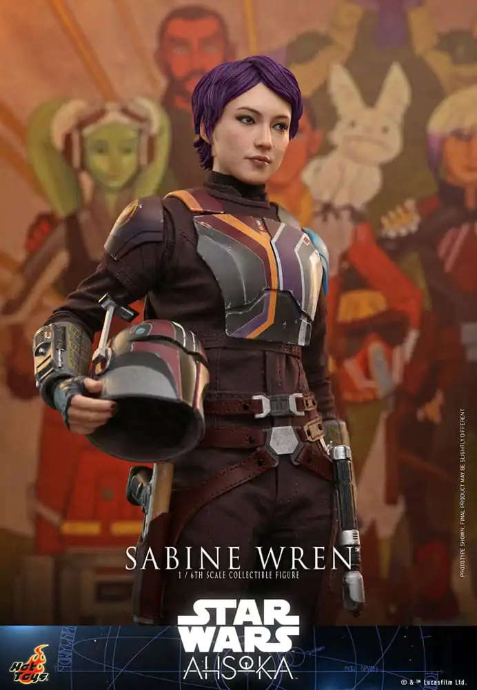 Star Wars: Ahsoka akcijska figura 1/6 Sabine Wren 28 cm fotografija izdelka