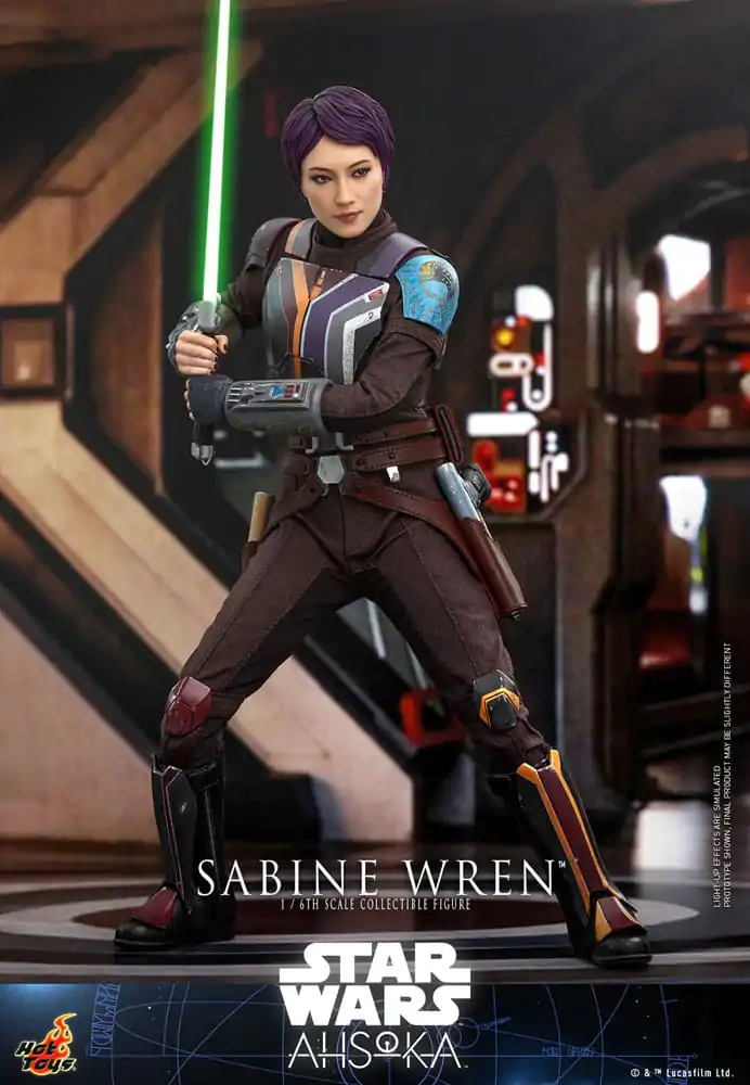 Star Wars: Ahsoka akcijska figura 1/6 Sabine Wren 28 cm fotografija izdelka