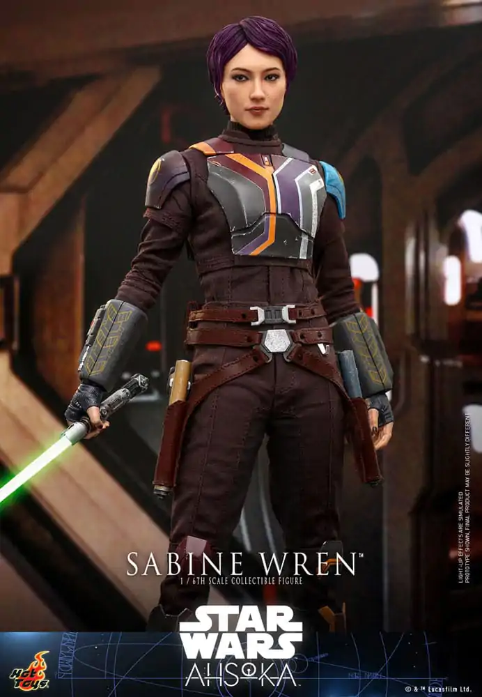 Star Wars: Ahsoka akcijska figura 1/6 Sabine Wren 28 cm fotografija izdelka